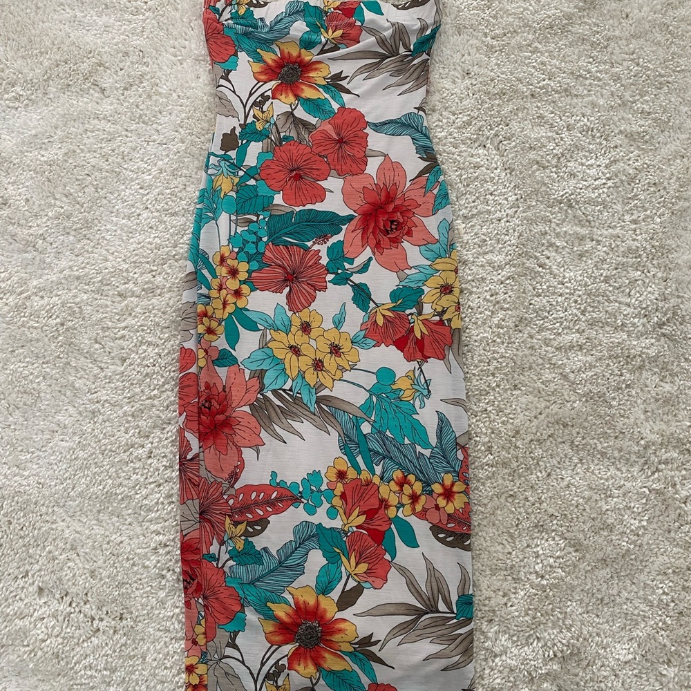 Fun Floral MIDI Dress